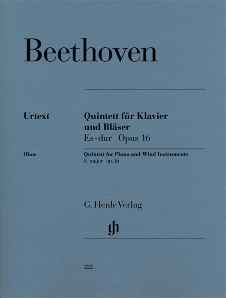 Quintett für Klavier und Bläser Es-dur op. 16