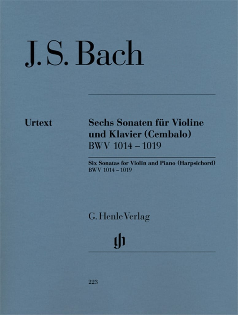 Sechs Sonaten für Violine und Klavier (Cembalo)