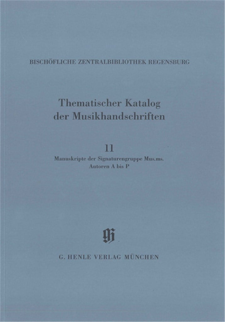 KBM 14/11 Signaturen - Mus. ms. Autoren AP
