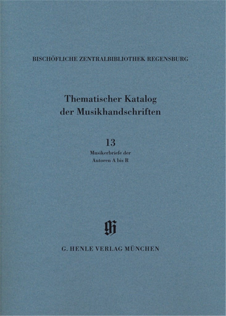 KBM 14/13 Musikerbriefe 1