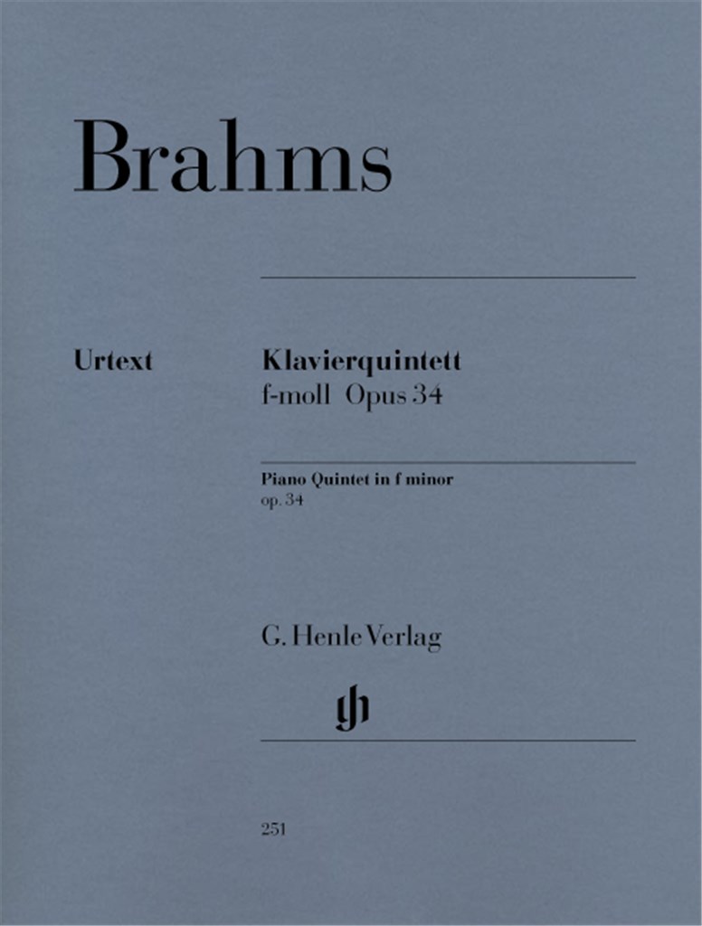 Klavierquintett f-moll Opus 34