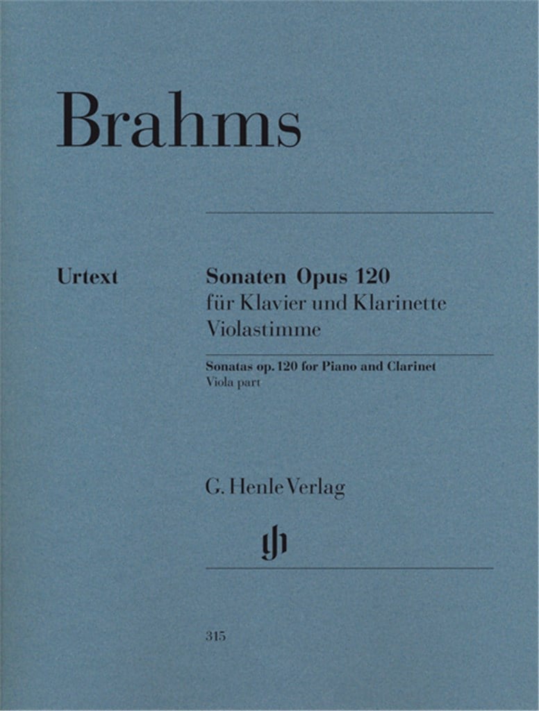 Sonaten für Klavier und Klarinette op. 120,1 und 2