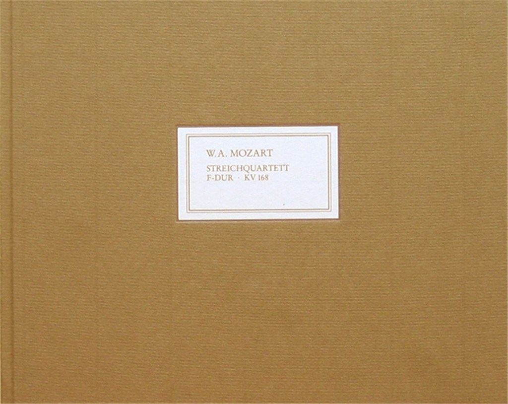Streichquartett F-dur KV 168