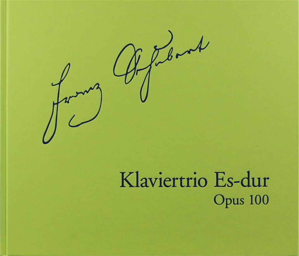 Klaviertrio Es-dur op. 100 D 929, Faksimile