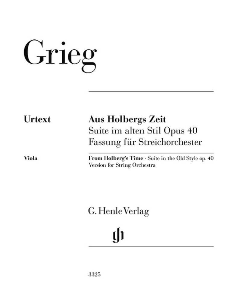 Holberg Suite Op. 40
