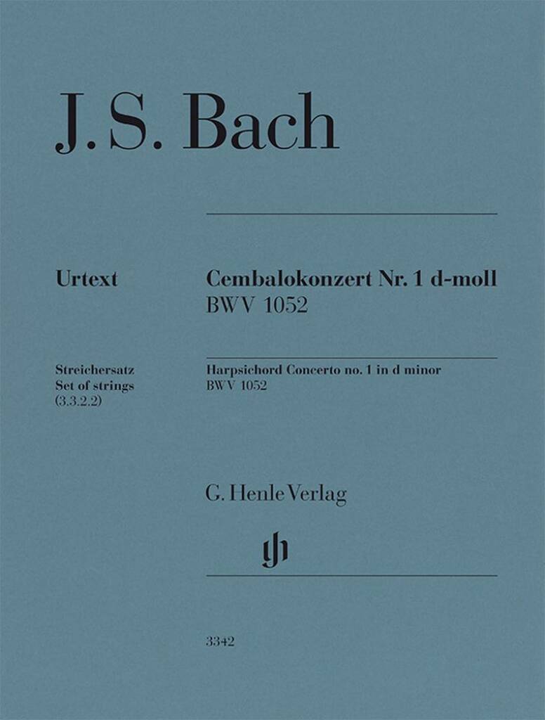Hapsichord Concerto No. 1 d minor BWV 1052