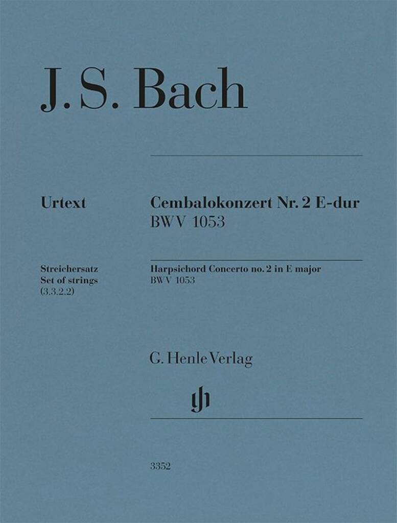 Cembalokonzert Nr. 2 E-dur BWV 1053