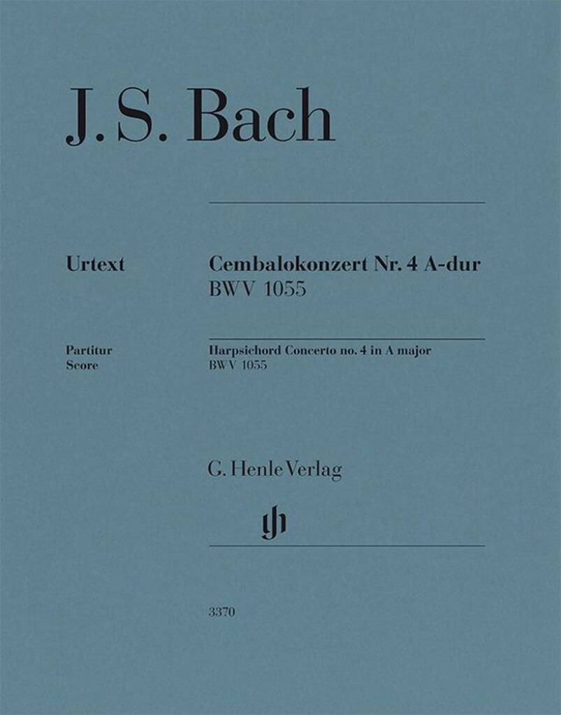 Cembalokonzert Nr. 4 A-dur - BWV 1055
