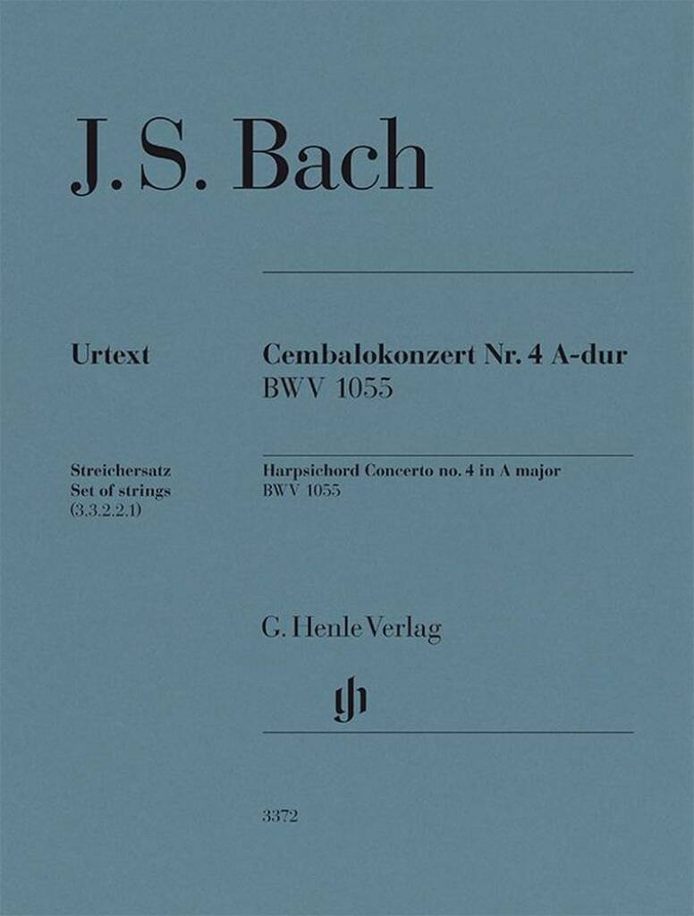 Cembalokonzert Nr. 4 A-dur - BWV 1055