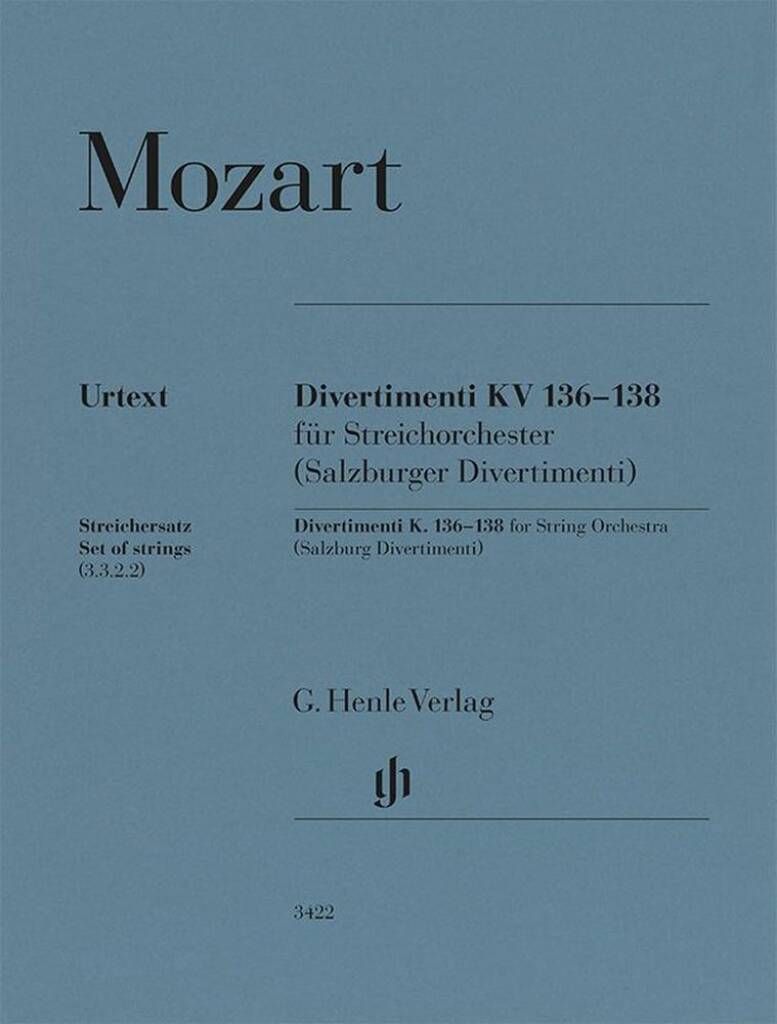 Divertimenti KV 136-138