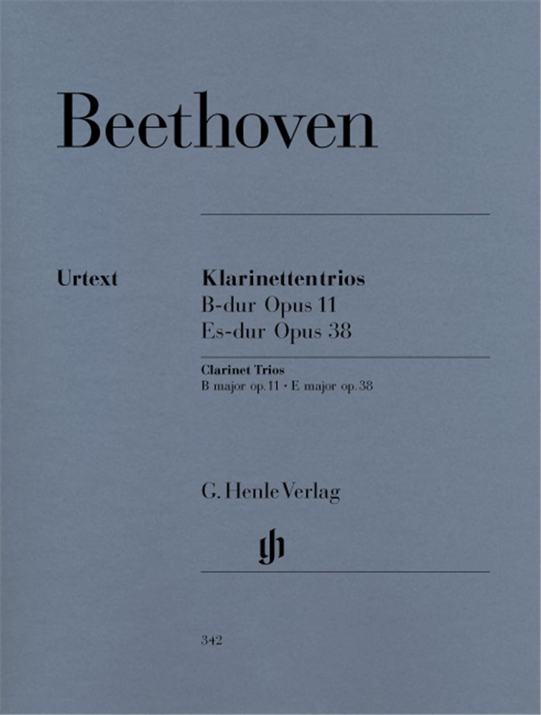 Klarinettentrios Bes-Dur Opus 11 Es-Dur Opus 38