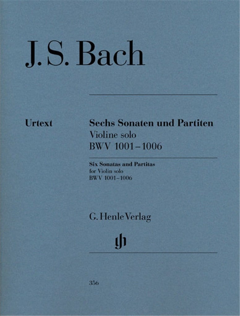 Sechs Sonaten und Partiten für Violine solo
