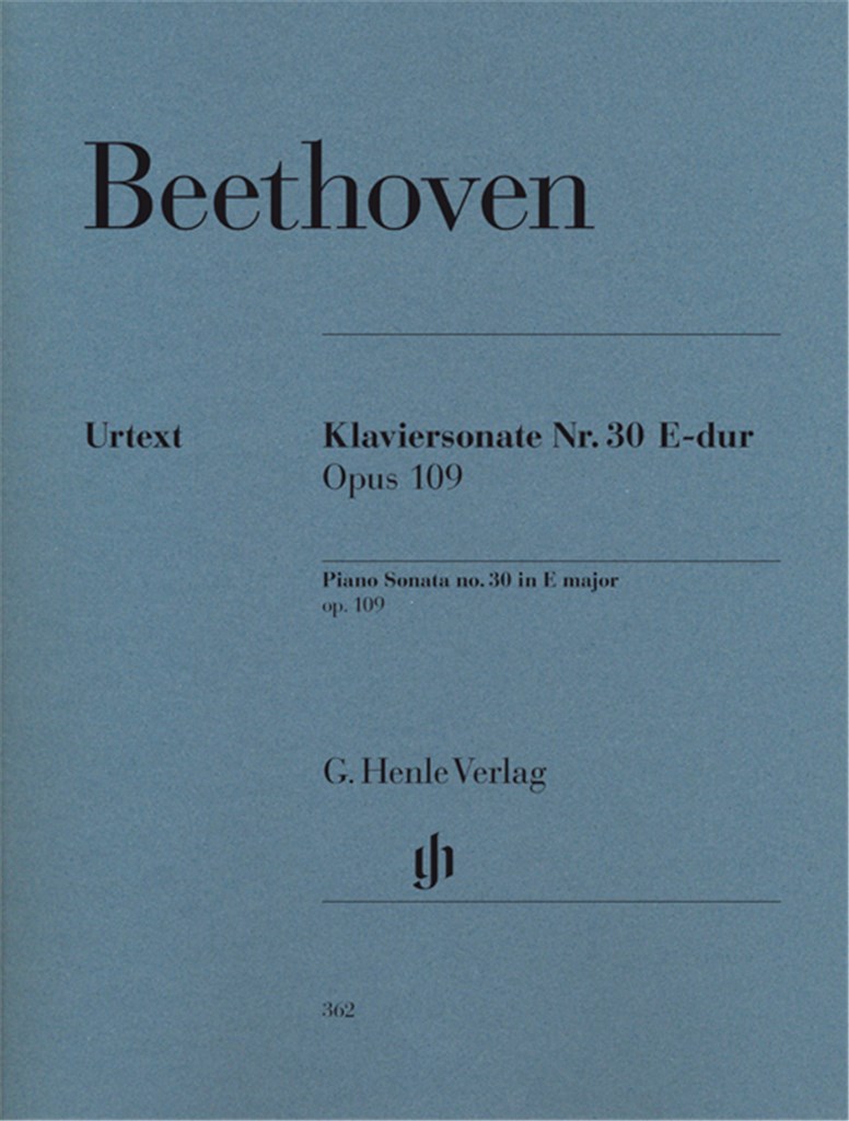 Sonate 30 E-Dur Opus 109
