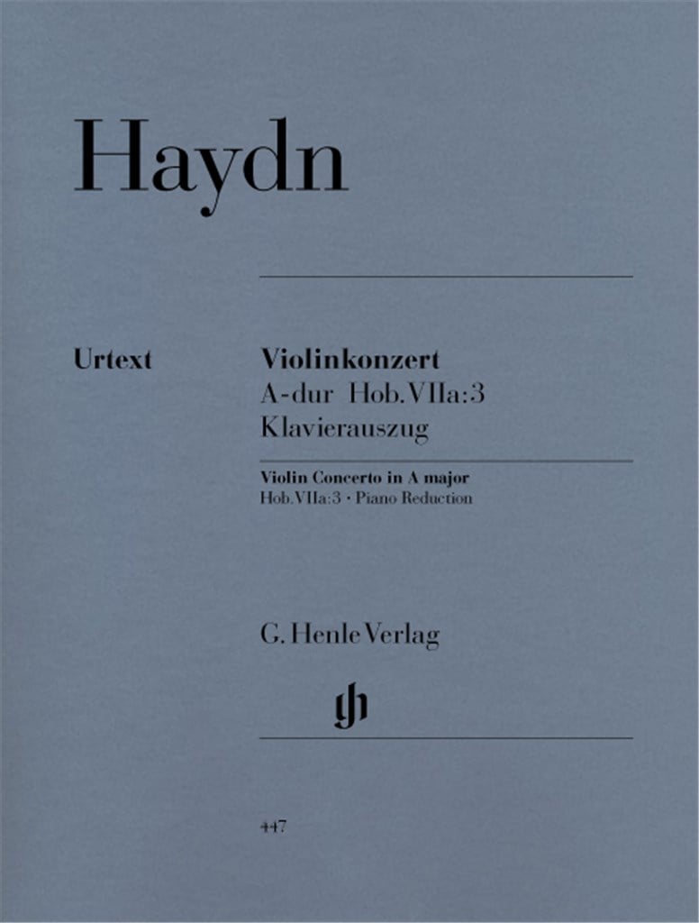 Concert 3 A-Dur Hob.VIIa:3