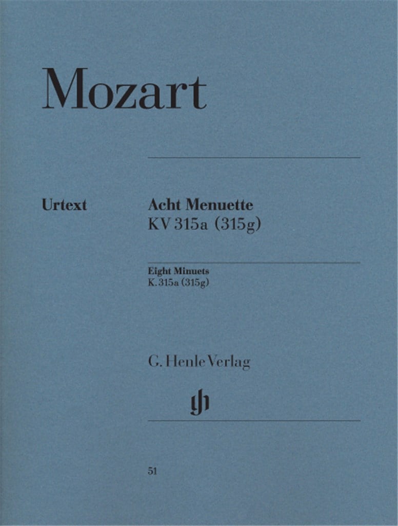 Minuetti (8) K 315G