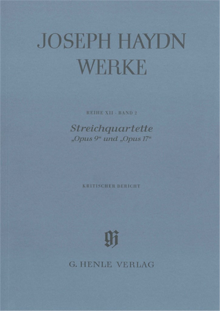 Streichquartette op. 9 und op. 17