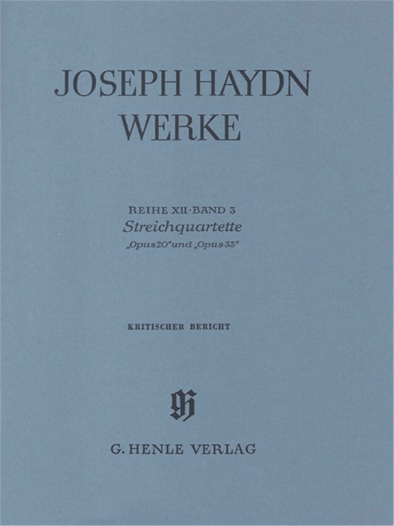 String Quartets Op.20 And Op.33 Vol.3