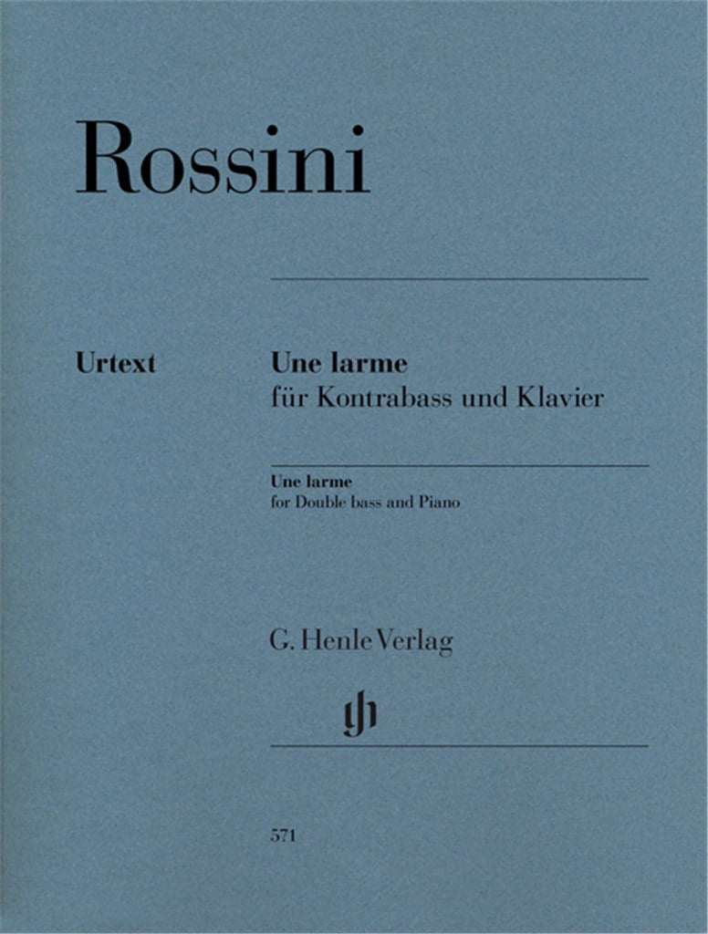 Une Larme for Double bass and Piano