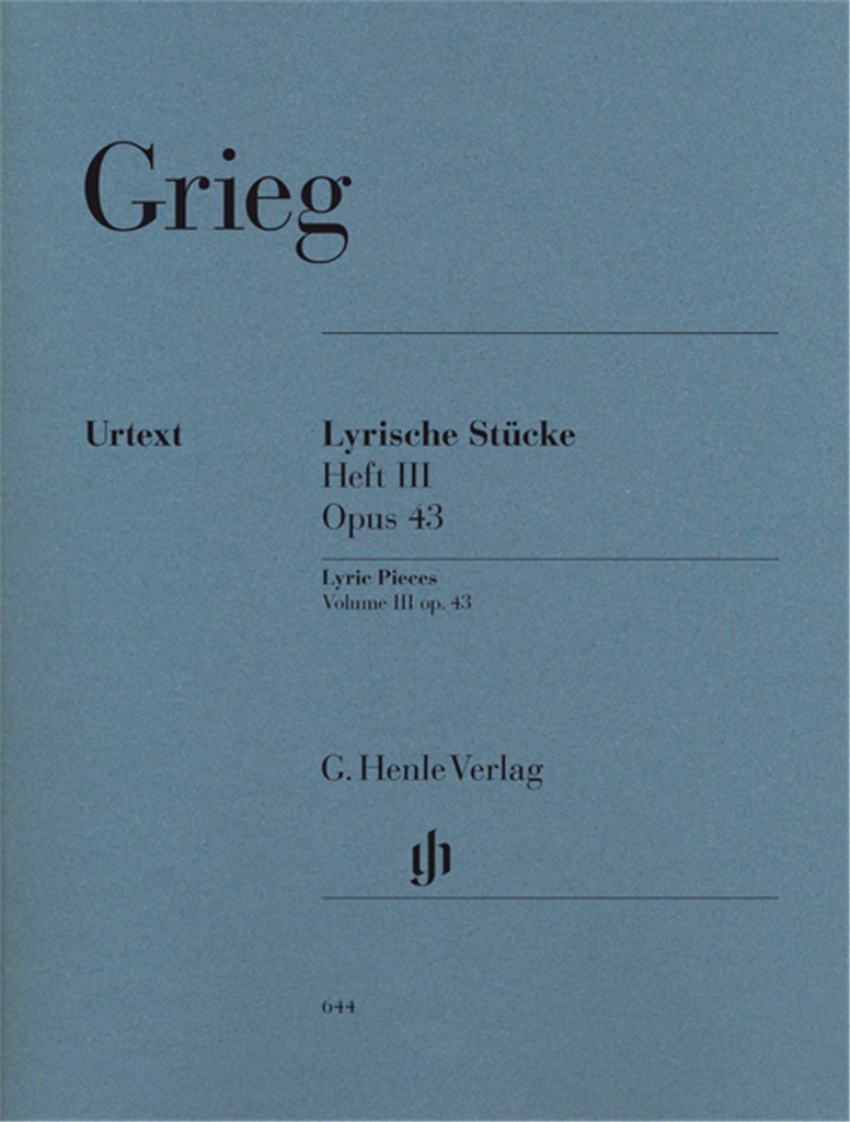 Lyrische Stücke 3 Opus 43