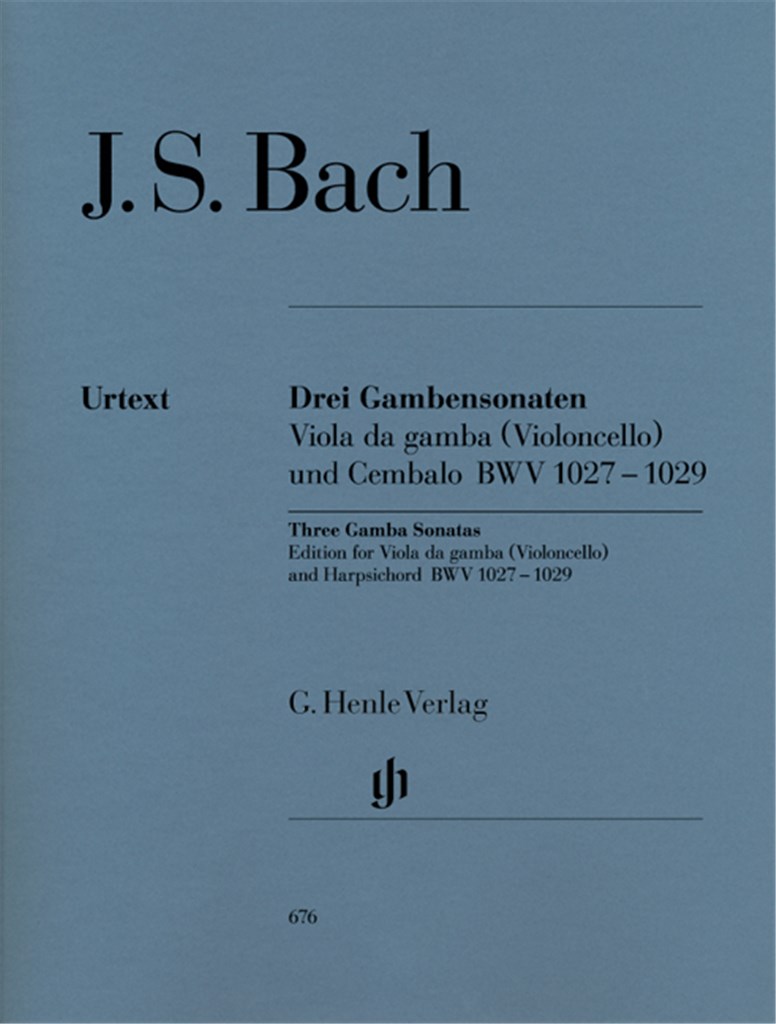 3 Gambensonaten BWV1027-1029