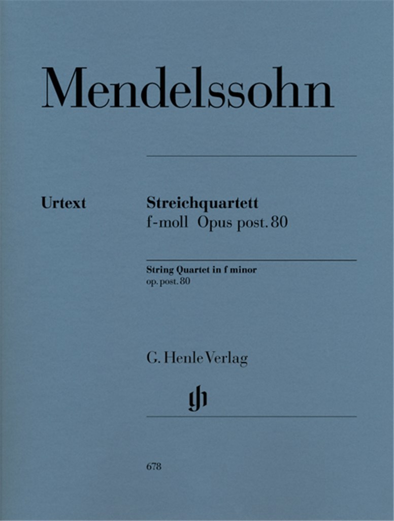 Streichquartett f-moll Op.Posth.80