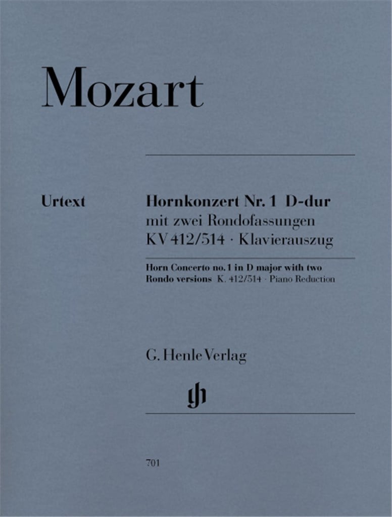 Concert 1 D-Dur KV412