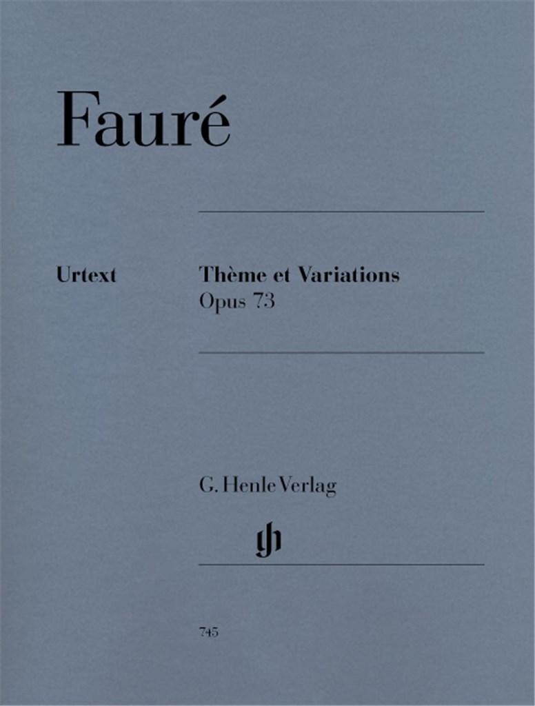 Thème et Variations op. 73 für Klavier