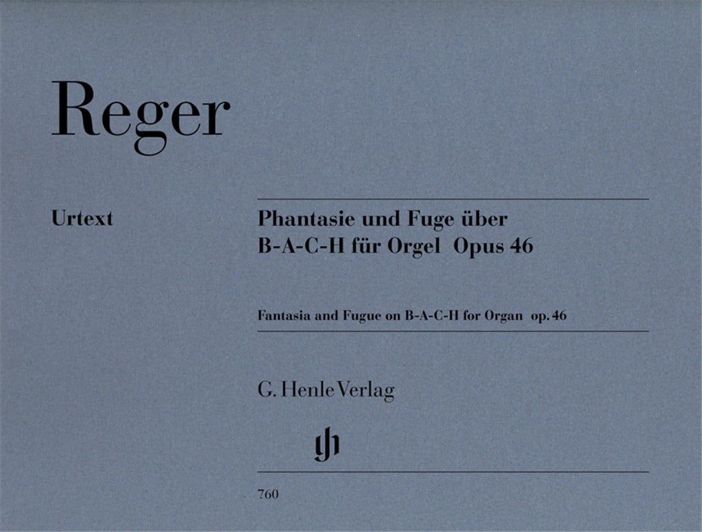 Phantasie Und Fuge Über BACH Opus 46