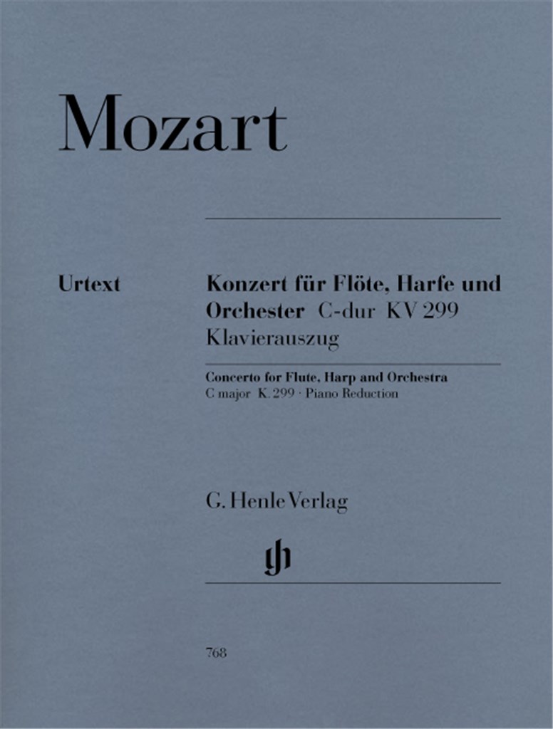 Konzert C-dur KV299 für Flöte, Harfe und Orchester