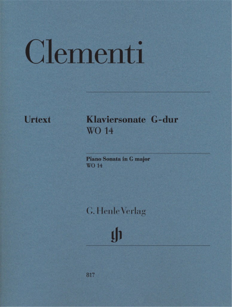 Klaviersonate G-dur WO 14