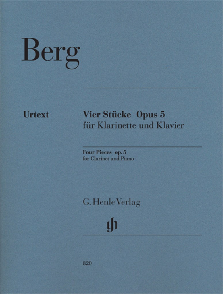 Vier Stucke Klarinette Und Klavier Op 5
