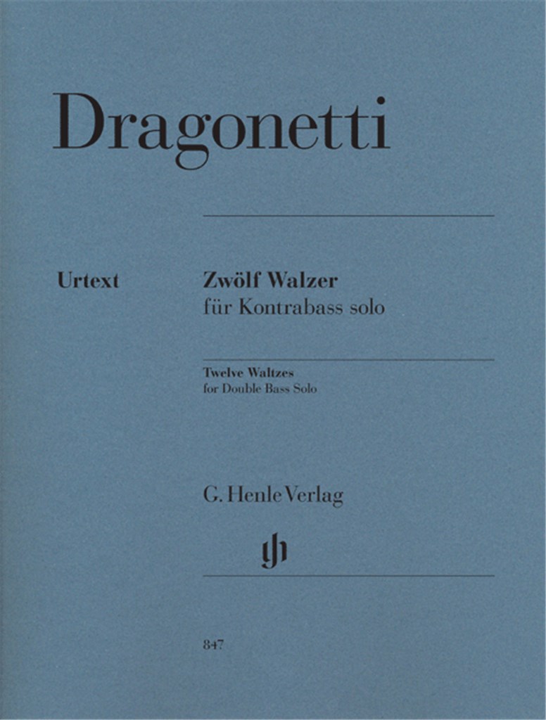 Zwolf Walzer Kontrabass Solo