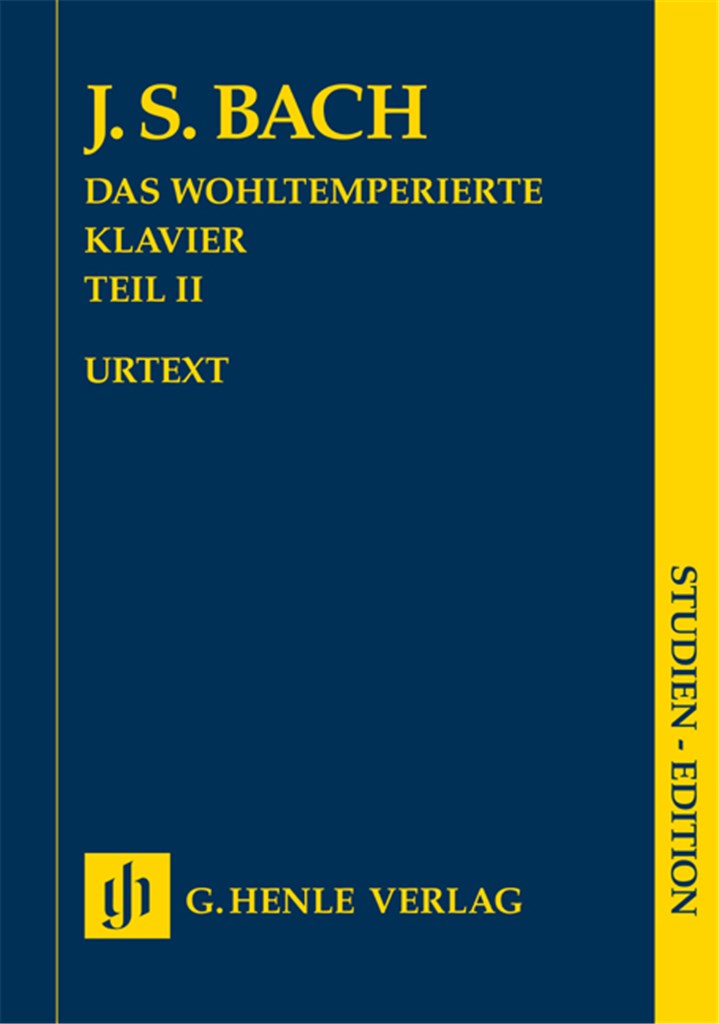 Das Wohltemperierte Klavier T.2 ohne Fingersätze