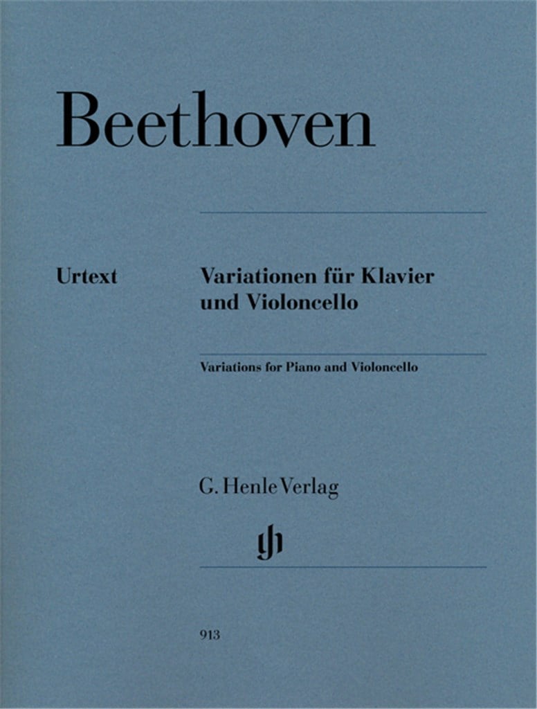 Variationen Fur Klavier Und Violoncello Rilegato