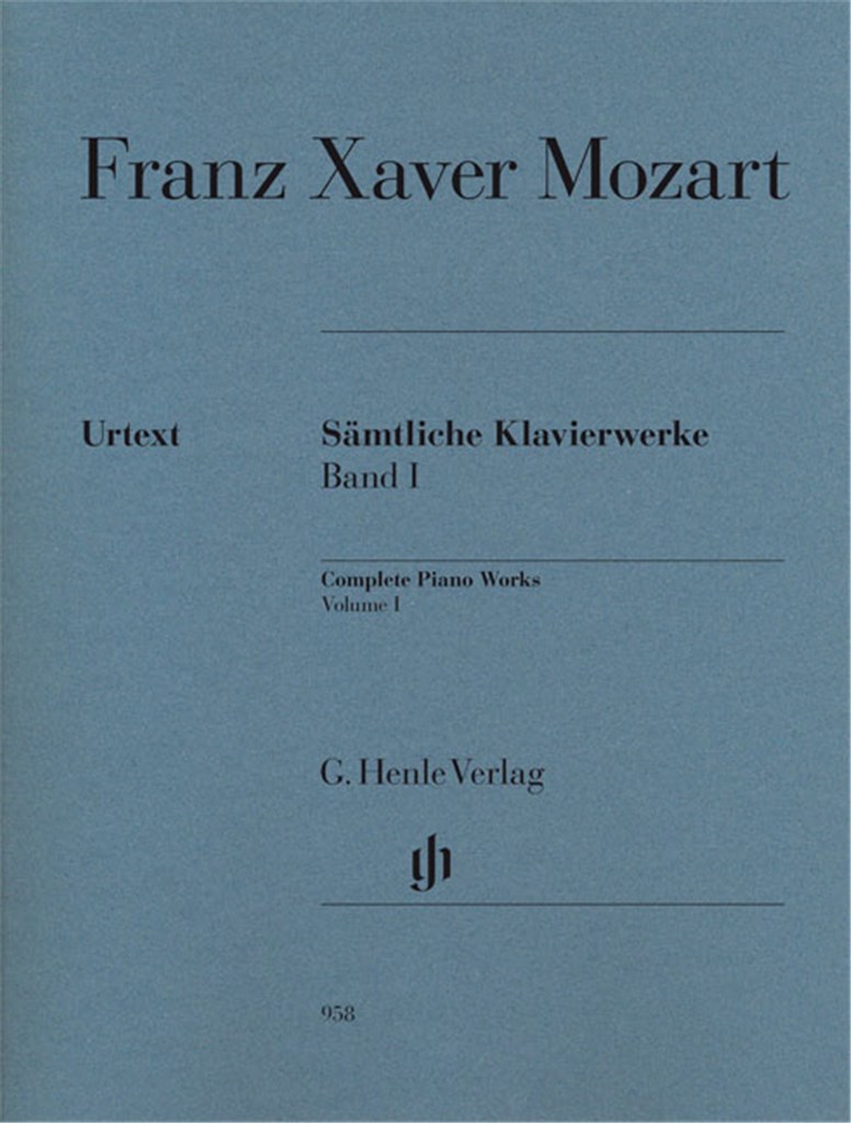 Sämtliche Klavierwerke Band I