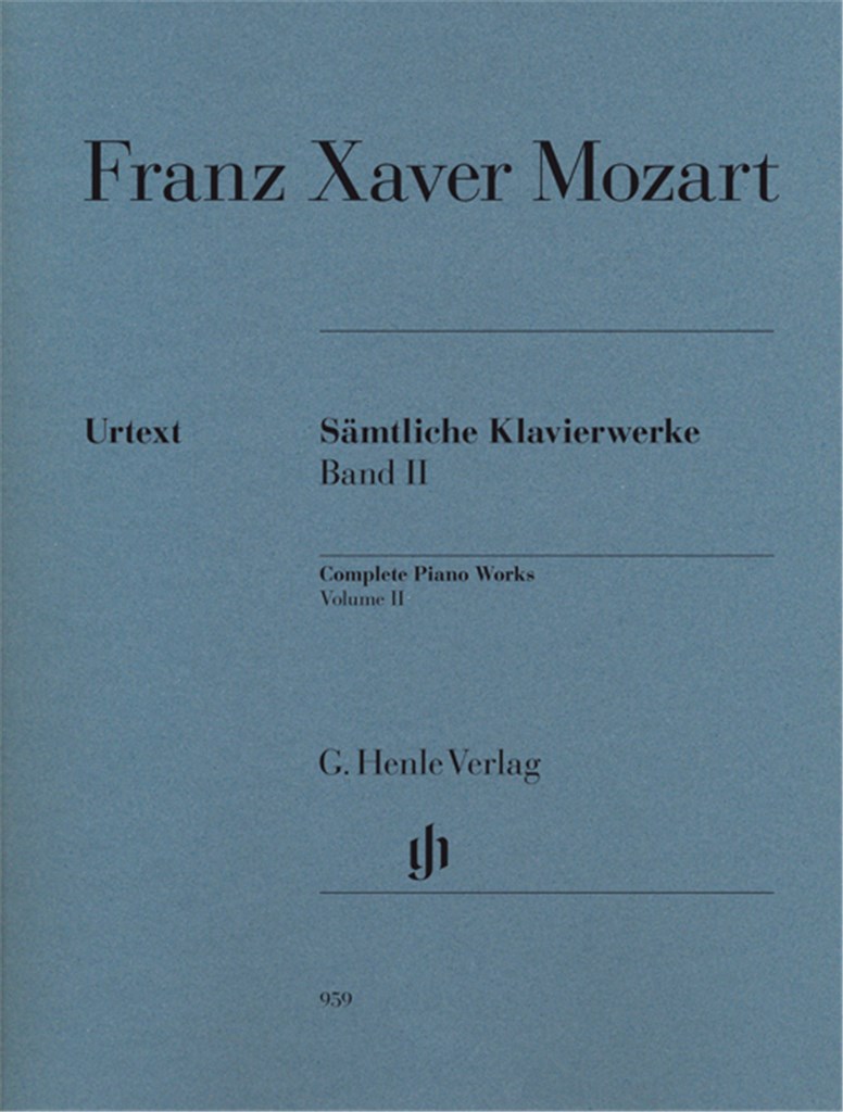 Sämtliche Klavierwerke Band II