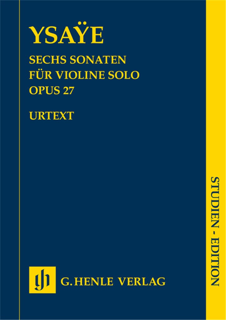 Sechs Sonaten op. 27 für Violine solo