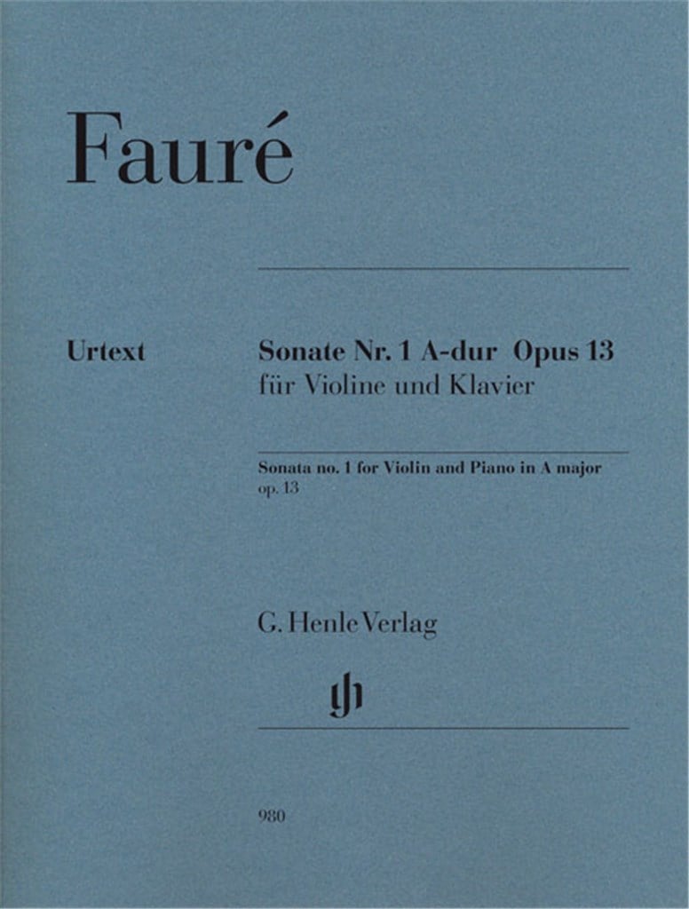 Violinsonate Nr. 1 A-dur op. 13