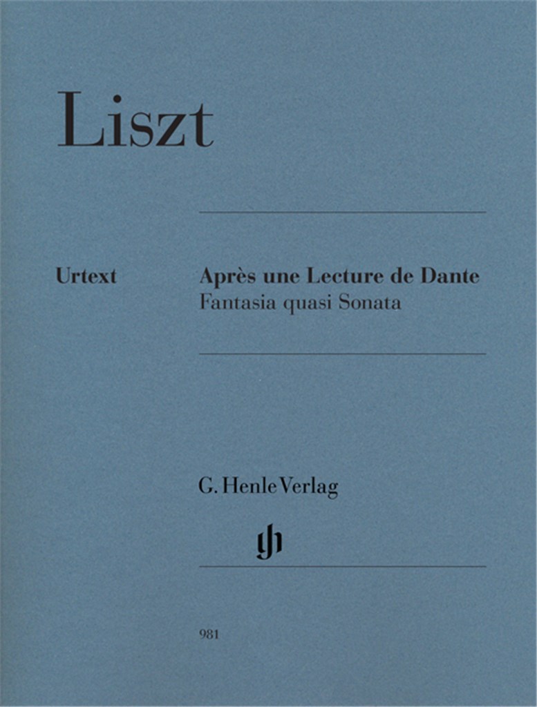 Apres Une Lecure De Dante Fantasia Quasi Sonata