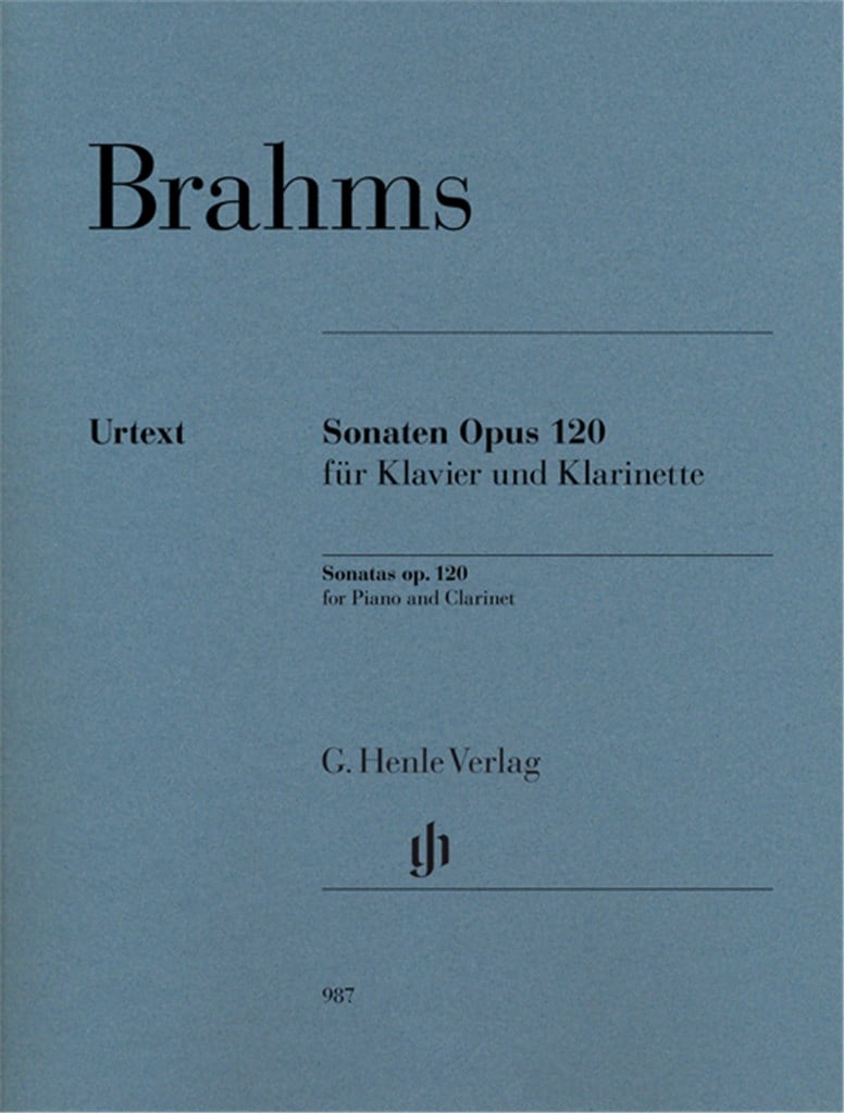 Sonaten op.120 für Klarinette und Klavier