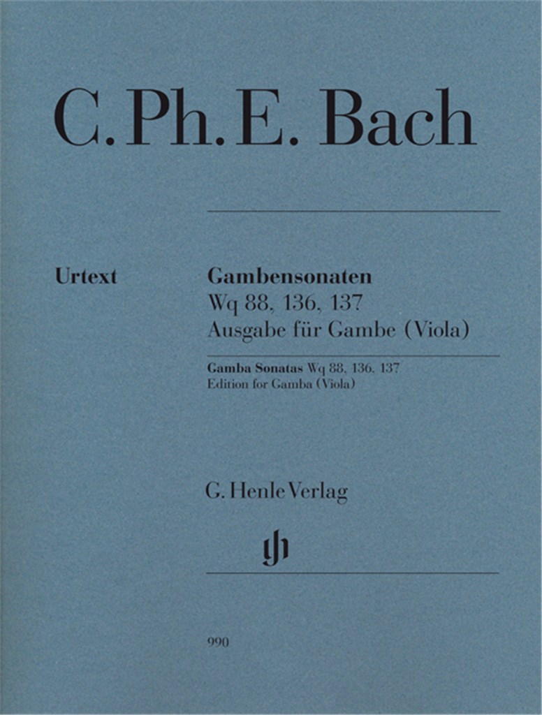 Gambensonaten Wq 88, 136, 137