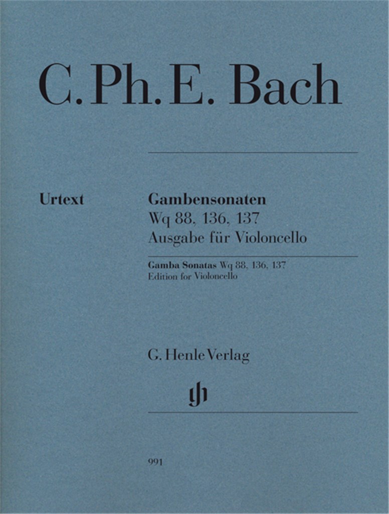 Gambensonaten Wq 88, 136, 137