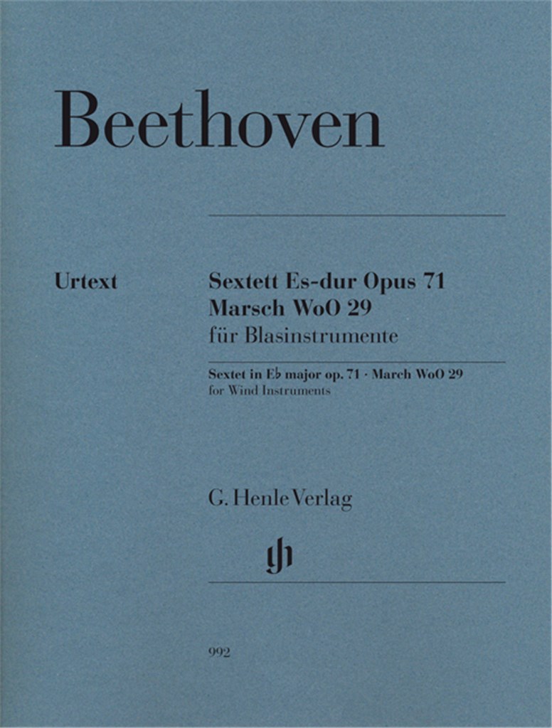 Sextett Es-dur op. 71 mit Marsch WoO 29