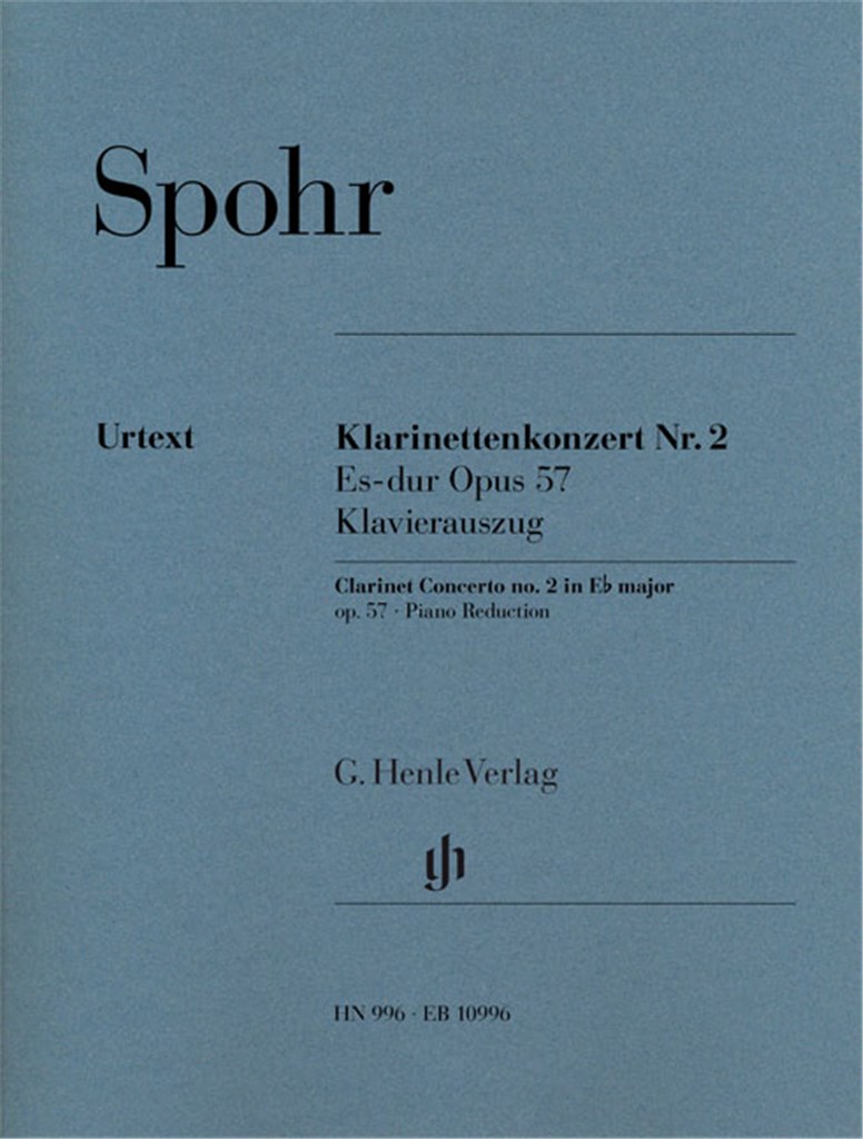 Clarinet Concerto No. 2 In E Flat Major Op. 57