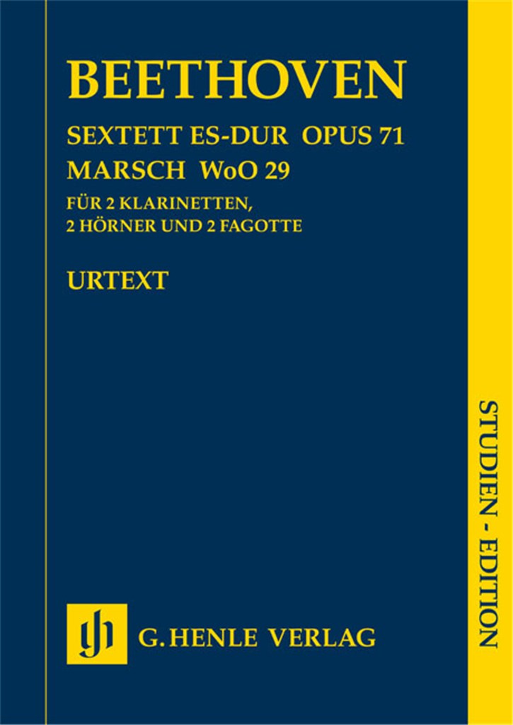 Sextett Es-dur op. 71 mit Marsch WoO 29