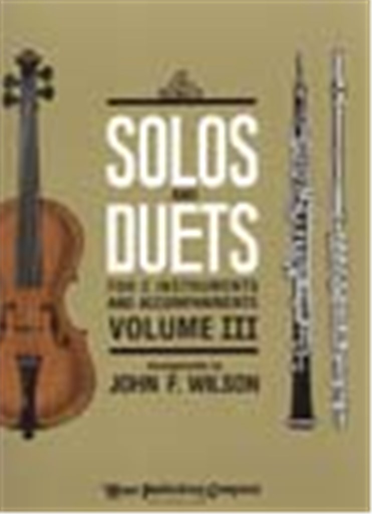 Solos and Duets for C Instruments & Acc., Vol. III