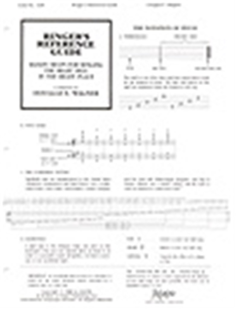 Ringer's Reference Guide