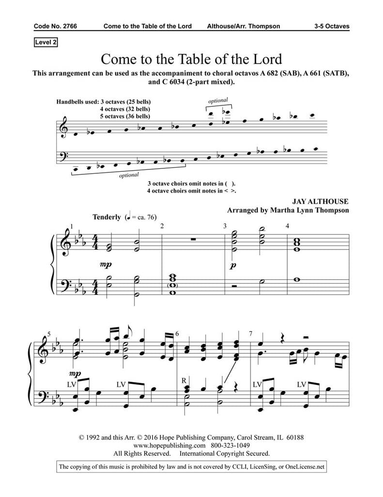 Come To The Table Of The Lord