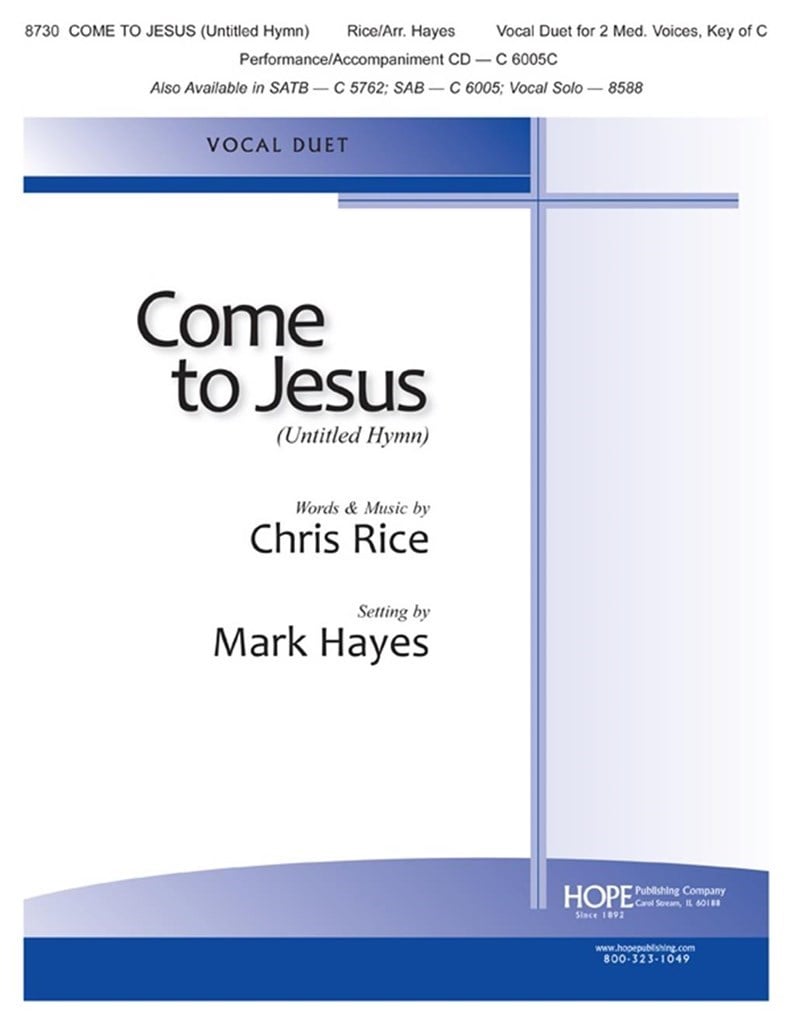 Come To Jesus (Untitled Hymn)