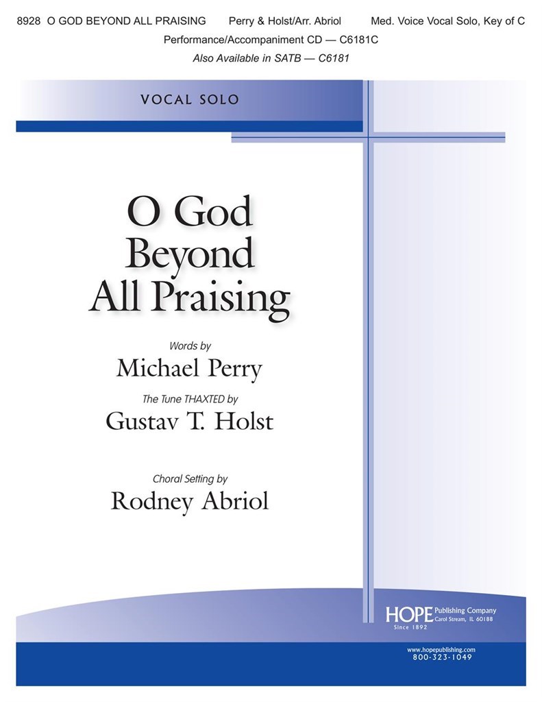 O God Beyond All Praising